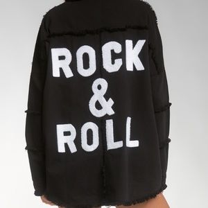 NWT ELAN ROCK & ROLL JACKET/TOP-AMAZING BLACK